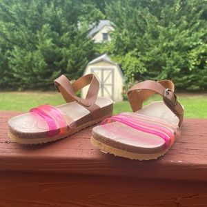 Old Navy Sandals- Pink Stripes